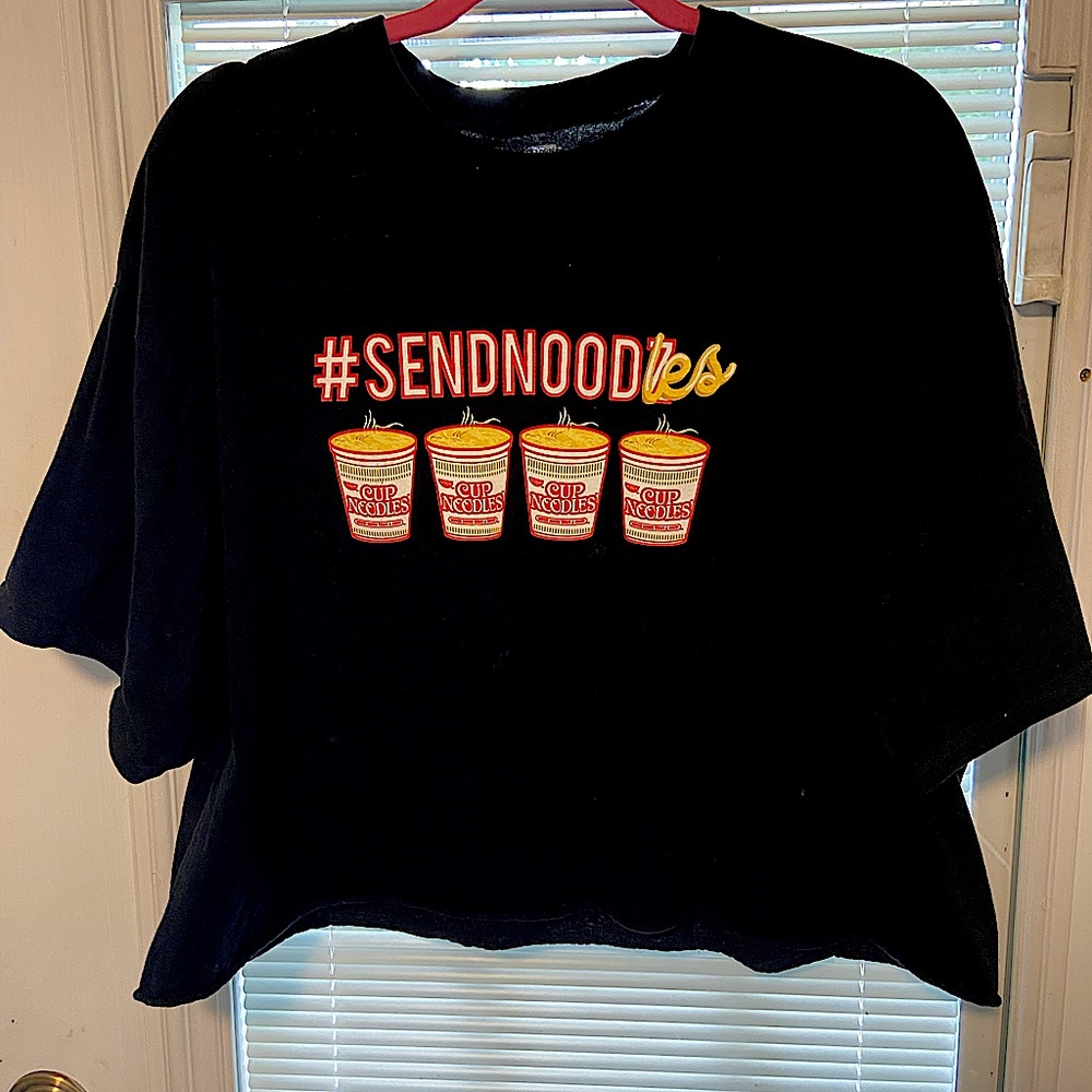 Women’s, crop top, Noodles shirt